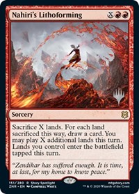 Nahiri's Lithoforming, Promo Pack: Zendikar Rising