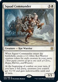 Squad Commander, Promo Pack: Zendikar Rising