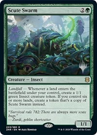 Scute Swarm, Promo Pack: Zendikar Rising