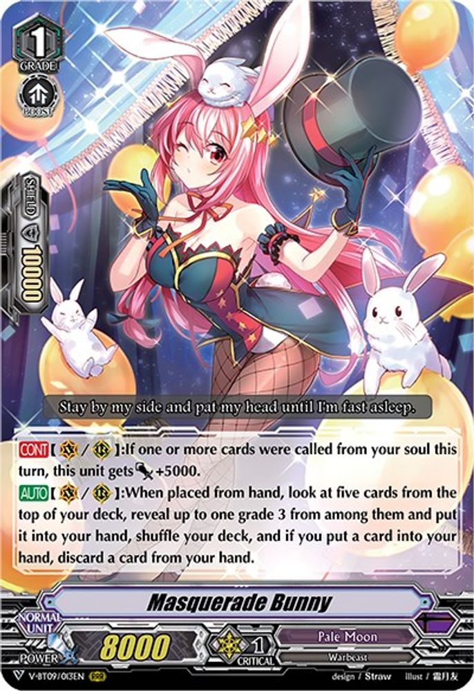 Masquerade Bunny, Standard, front