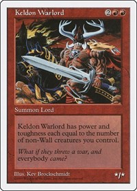 Keldon Warlord, Fifth Edition