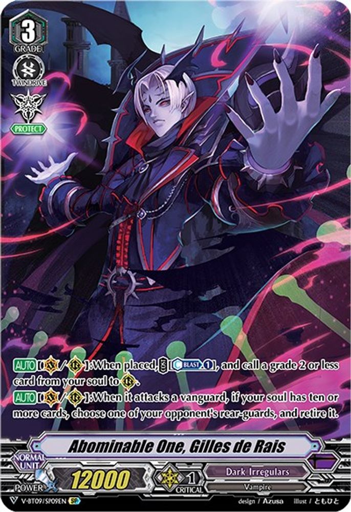 Abominable One, Gilles de Rais (SP), Standard, front