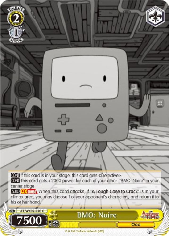 BMO: Noire, Standard, front