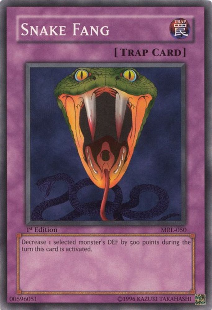 Snake Fang, 1st-edition, front