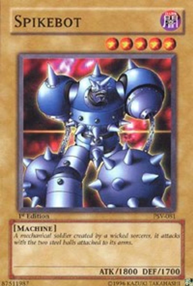 Spikebot, 1st-edition, front