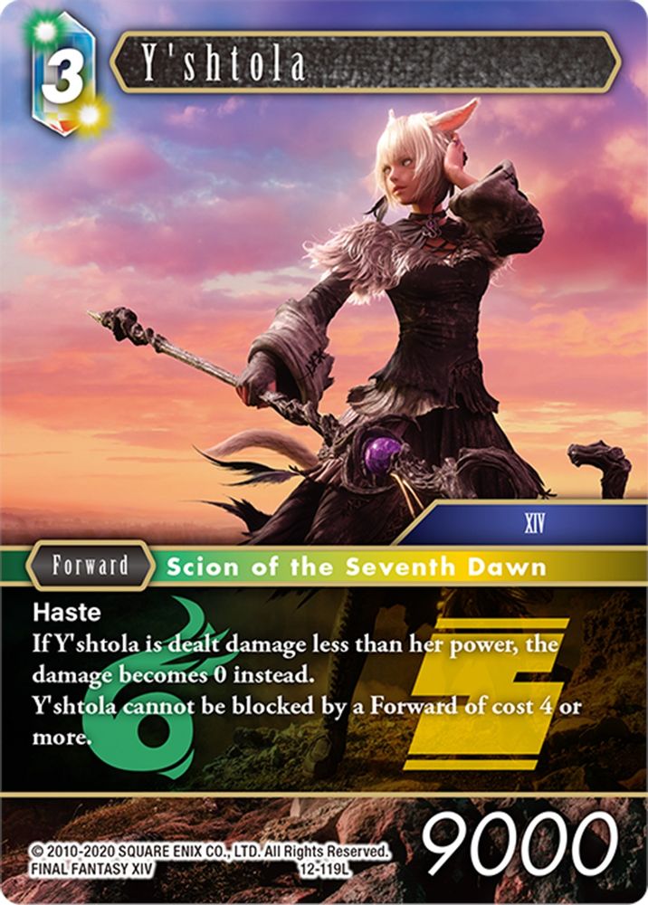 Y'shtola, Standard, front
