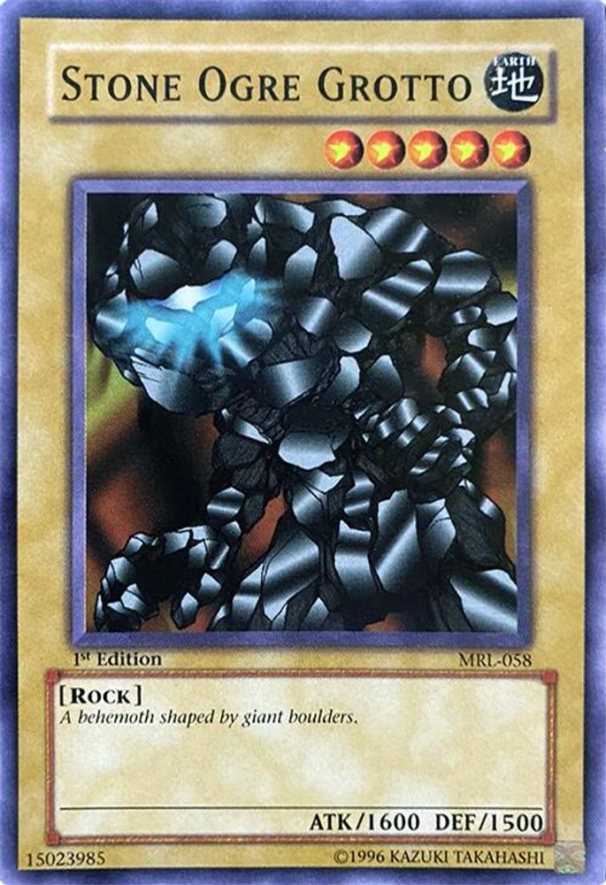 Stone Ogre Grotto, 1st-edition, front