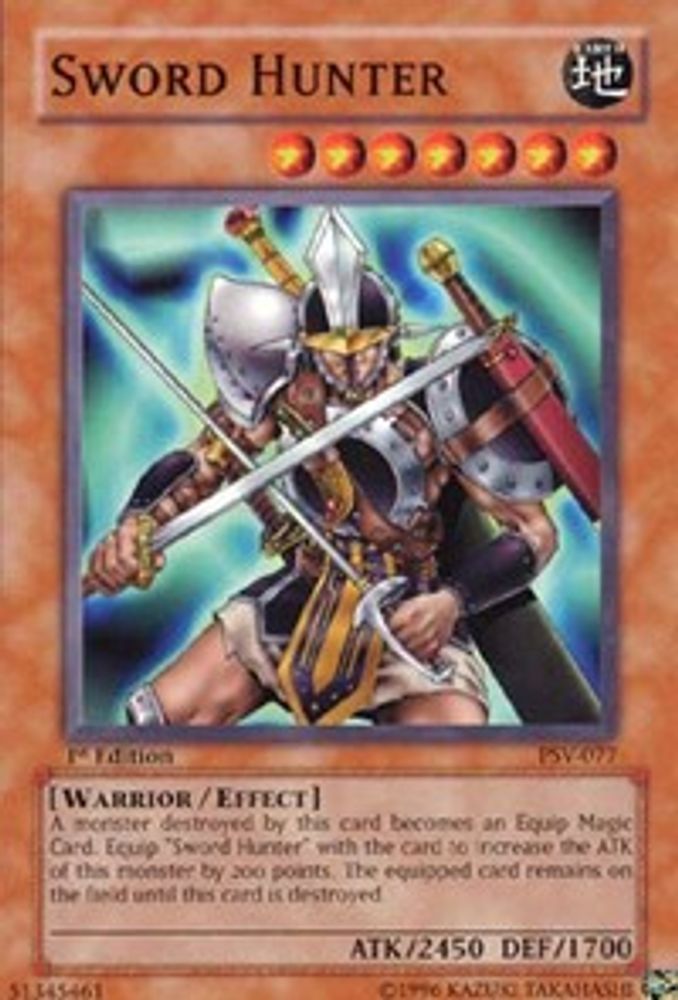 Sword Hunter, 1st-edition, front