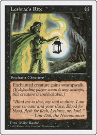 Leshrac's Rite, Fifth Edition