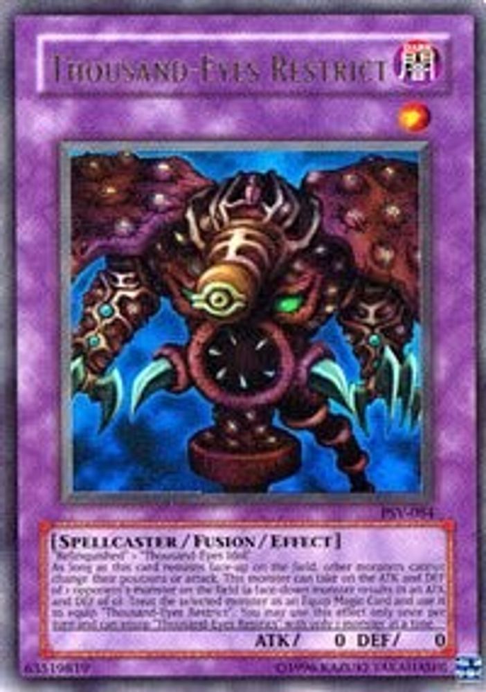 Thousand-Eyes Restrict, 1st-edition, front