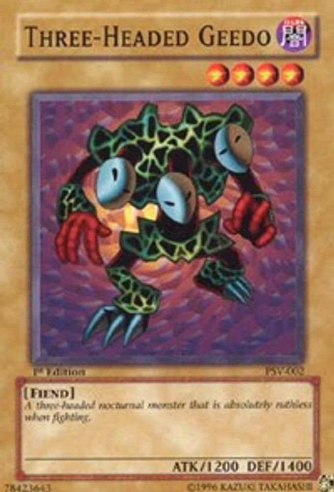 Three-Headed Geedo, 1st-edition, front