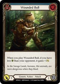 Wounded Bull Blue