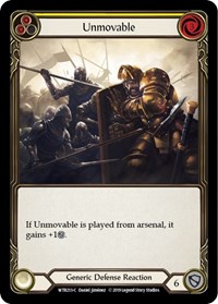 Unmovable (Yellow)
