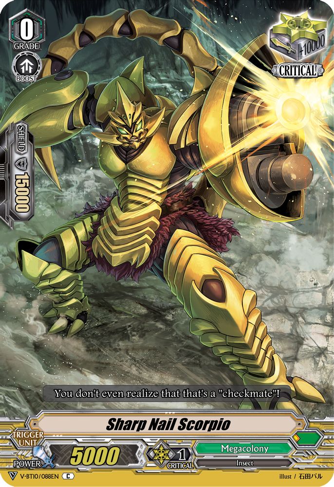 Sharp Nail Scorpio, Standard, front