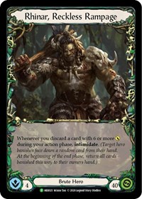 Rhinar, Reckless Rampage (Rainbow) - HER021