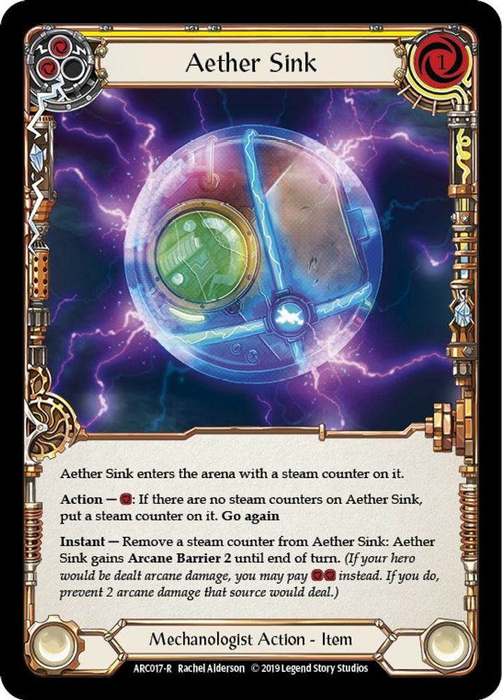 Aether Sink, 1st-edition-normal, front