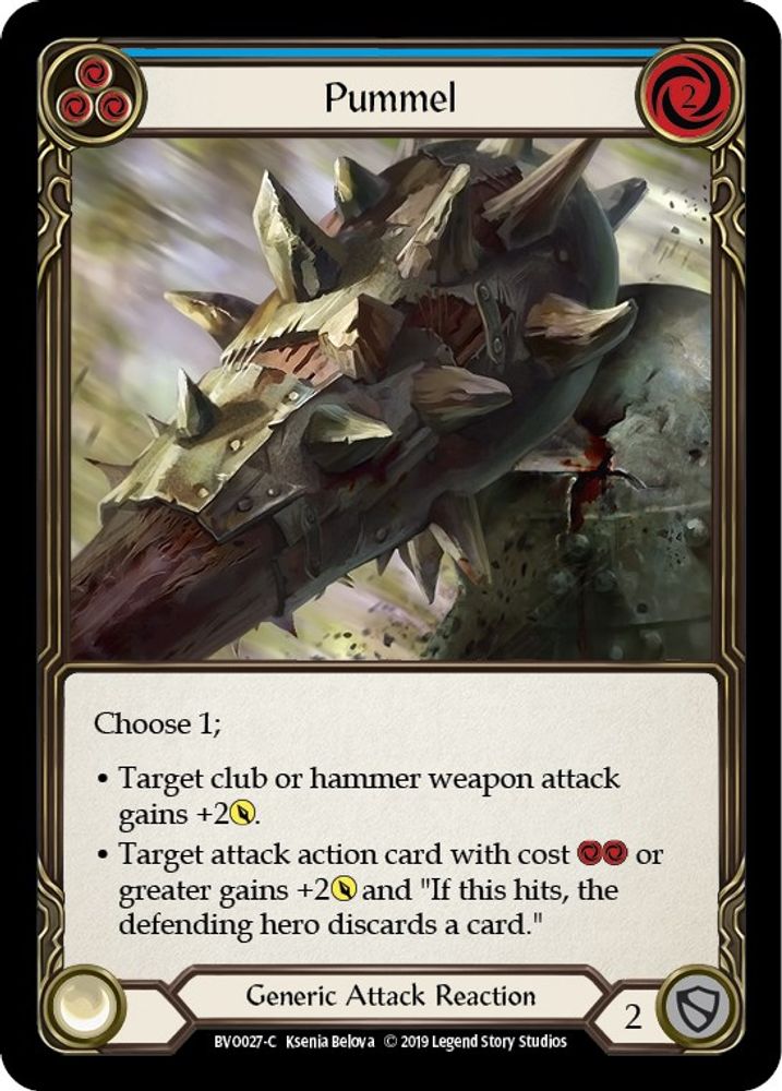 Pummel (Blue), 1st-edition-normal, front