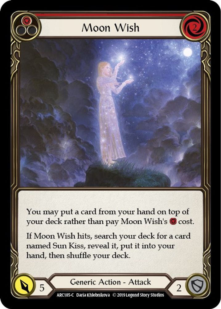 Moon Wish (Red), 1st-edition-normal, front
