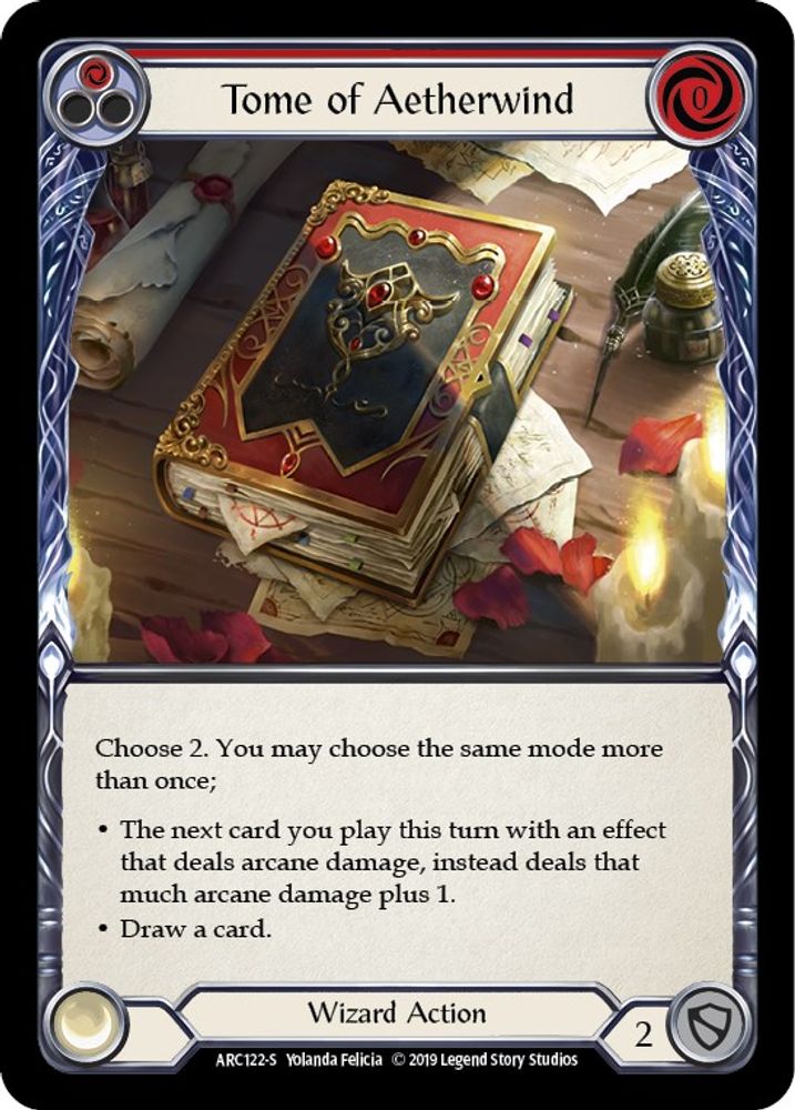 Tome of Aetherwind, 1st-edition-normal, front