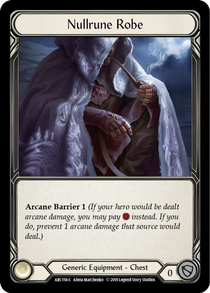 Nullrune Robe, 1st-edition-normal, front