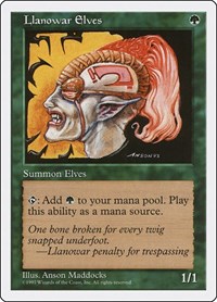 Llanowar Elves, Fifth Edition