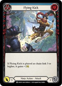 Flying Kick Blue