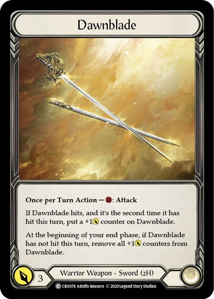 Dawnblade, 1st-edition-normal, front