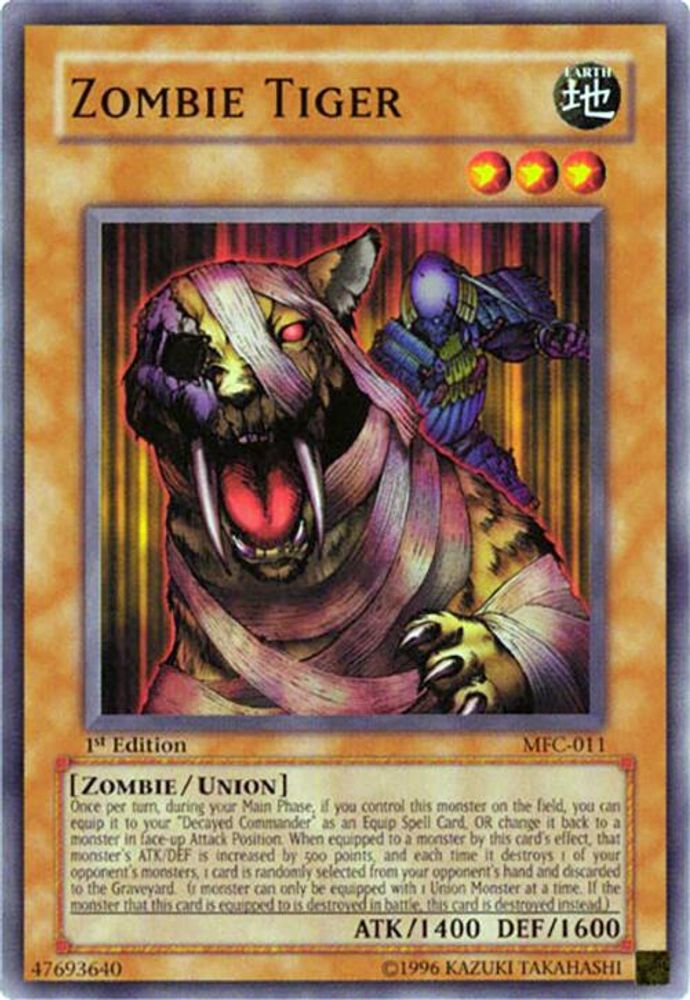 Zombie Tiger, 1st-edition, front