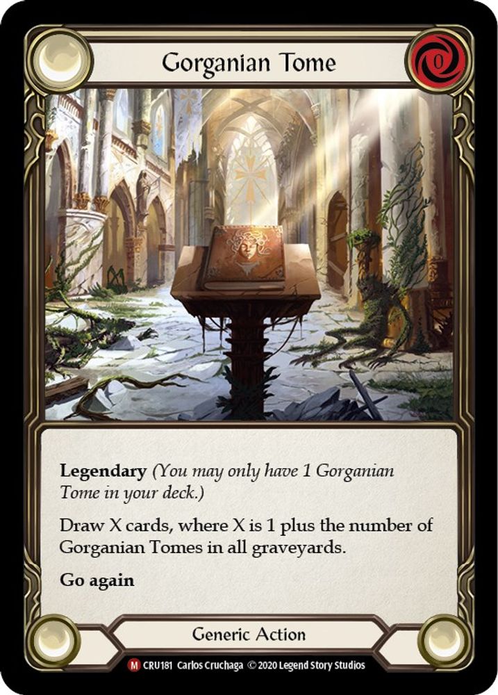 Gorganian Tome, 1st-edition-normal, front