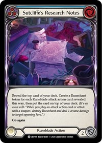Sutcliffes Research Notes Blue