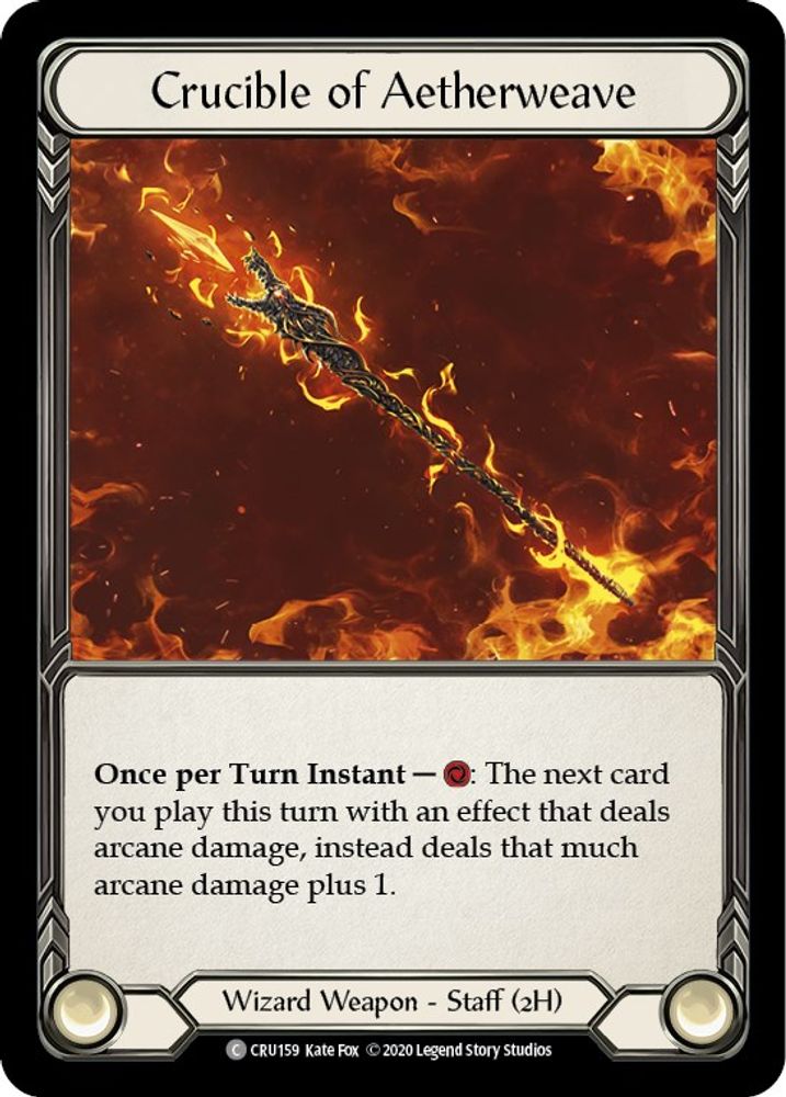 Crucible of Aetherweave, 1st-edition-normal, front