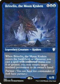 Brinelin, the Moon Kraken (Foil Etched), Commander Legends