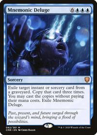 Mnemonic Deluge, Commander Legends