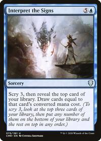 Interpret the Signs, Commander Legends