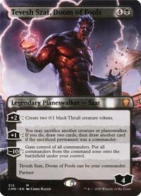 Tevesh Szat, Doom of Fools (Borderless), Commander Legends