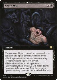 Szat's Will (Extended Art), Commander Legends