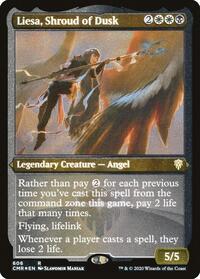 Liesa, Shroud of Dusk (Foil Etched), Commander Legends