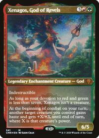 Xenagos, God of Revels (Foil Etched), Commander Legends