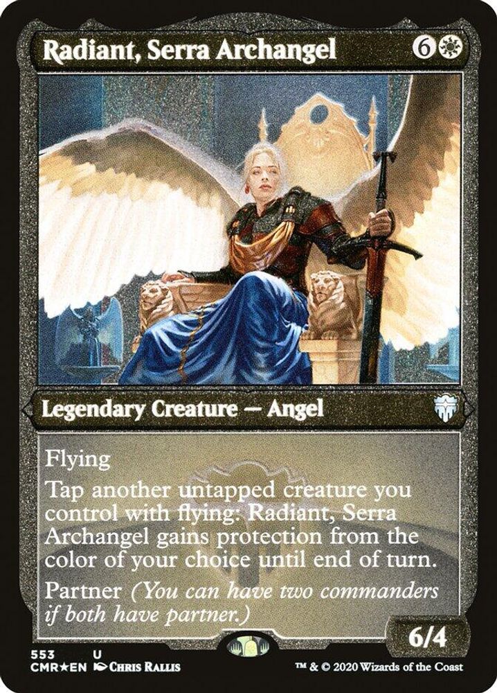 Radiant Serra Archangel Foil Etched