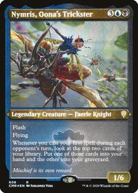 Nymris, Oona's Trickster (Foil Etched), Commander Legends