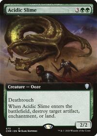Acidic Slime (Extended Art), Commander Legends