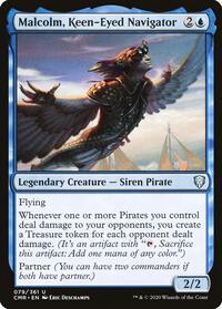 Malcolm, Keen-Eyed Navigator, Commander Legends