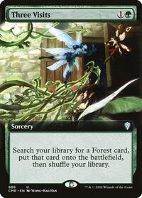 Three Visits (Extended Art), Commander Legends