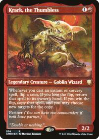 Krark, the Thumbless (Foil Etched), Commander Legends