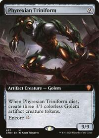 Phyrexian Triniform (Extended Art), Commander Legends