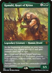 Kamahl, Heart of Krosa (Foil Etched), Commander Legends