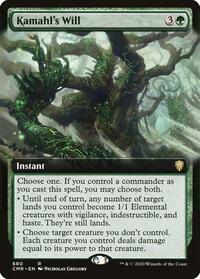 Kamahl's Will (Extended Art), Commander Legends