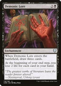 Demonic Lore, Commander Legends