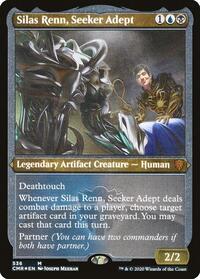 Silas Renn, Seeker Adept (Foil Etched), Commander Legends
