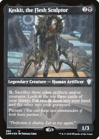 Keskit, the Flesh Sculptor (Foil Etched), Commander Legends